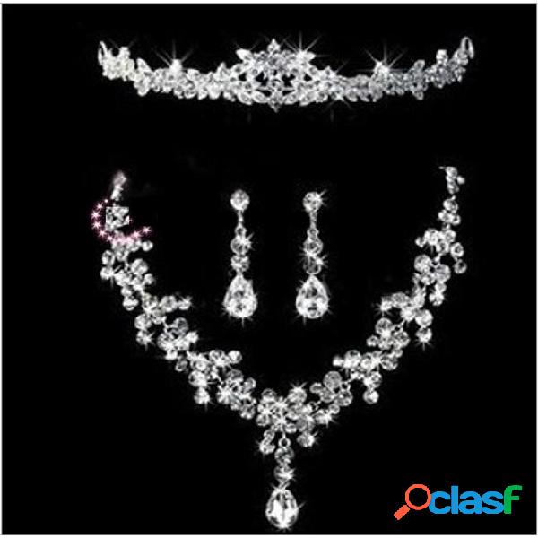 Bridal tiaras hair necklace earrings accessories wedding