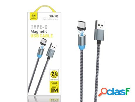 Cable MIMACRO para Samsung Galaxy A14 5G (1 m - Gris)
