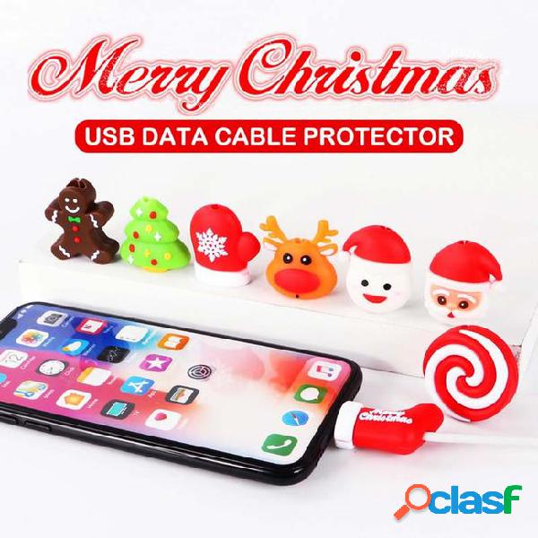 Cable bite cable protector christmas gift tree santa claus