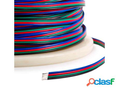 Cable de Conexión LEDBOX para Tiras Led Rgb (4 x 050mm)