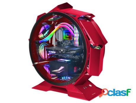 Caja PC Gaming Micro-ATX XL MARS GAMING MCORB Rojo