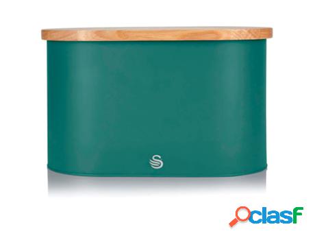 Caja de Pan SWAN (34,5 x 18,5 x 16,5 cm - Acero al Carbono -