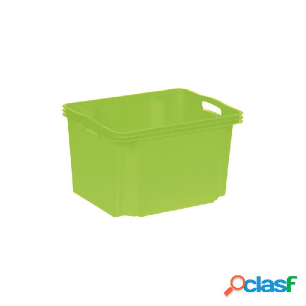 Caja organizadora sin tapa multibox m 13,5 litros verde