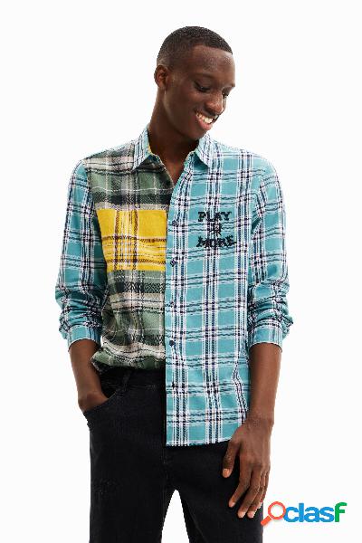 Camisa patch cuadros - GREEN - M