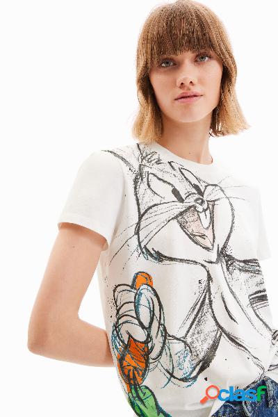 Camiseta manga corta Bugs Bunny - WHITE - XS