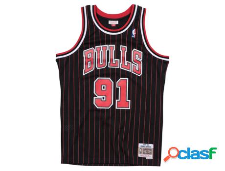 Camiseta para Hombre MITCHELL & NESS Chicago Bulls Nba Negro