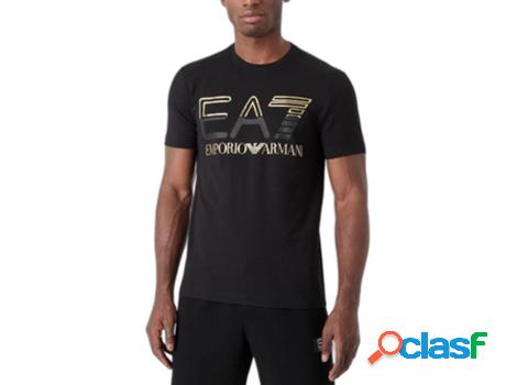 Camiseta para Masculino EA7 EMPORIO ARMANI (L - Marrón)