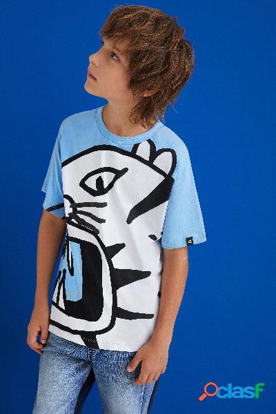 Camiseta tigre - BLUE - 7/8