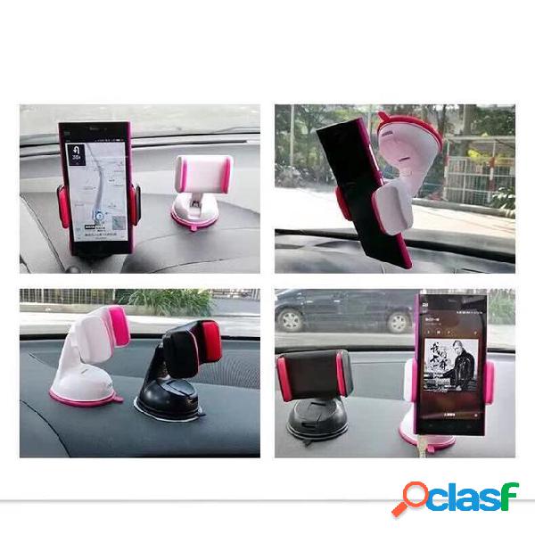 Car windshield 360 rotating clip stand holder for mobile