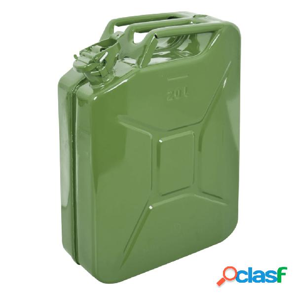 Carpoint Bidón de gasolina 20 L metal verde