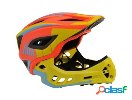 Casco KIDDIMOTO (Plástico - Naranja - 48-52 cm)