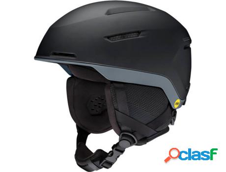 Casco SMITH E00516 (Adultos Unisex - Matte Charcoal Black -