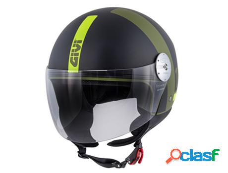 Casco de Moto GIVI concepto Half Jet (Verde - XL)