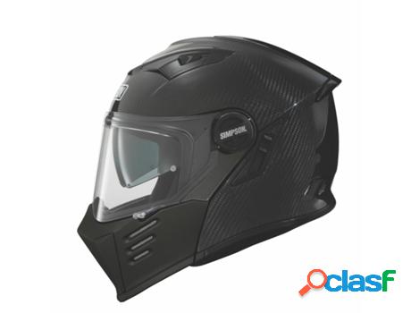 Casco de Moto SIMPSON integral darksome (Gris - XS)