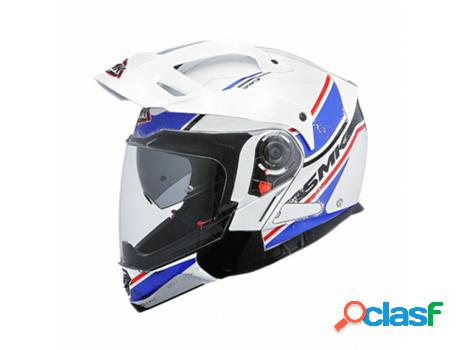 Casco de Moto SMK integral hybrid evo tide (Blanco - S)