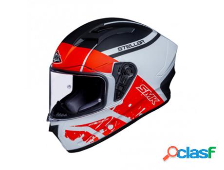 Casco de Moto SMK integral stellar squad (Negro - L)