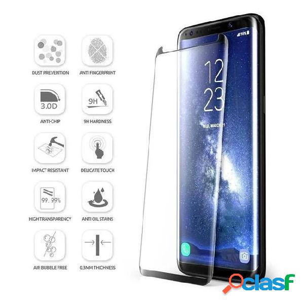 Case friendly 3d curved film tempered glass screen protector
