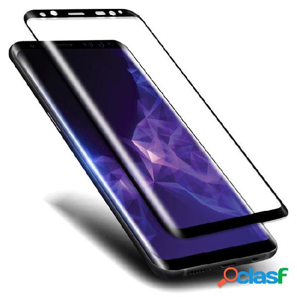 Case friendly full cover curved tempered glass screen