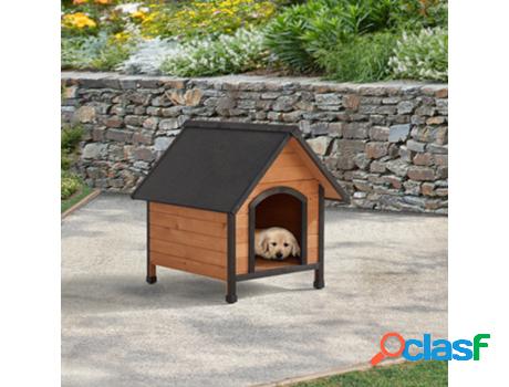 Caseta para Perros [EN.CASA] (83 x 78 x 88 cm - Pinho -