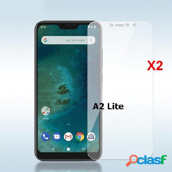 Ccdz 2pcs 9h tempered glass for xiaomi a2 screen protector