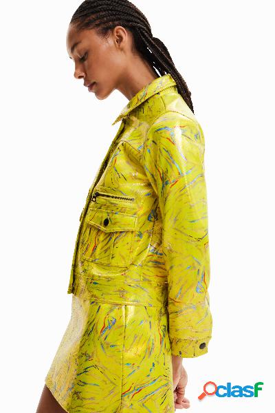 Chaqueta recta arty - YELLOW - XS