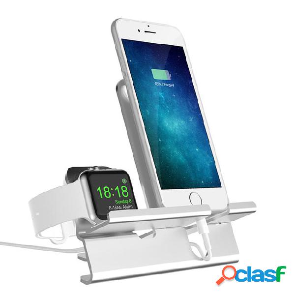 Charging station and charging base 2-in-1 aluminum stand