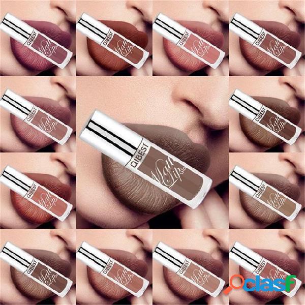 Charming lip makeup 22g qibest 24 shades matte liquid