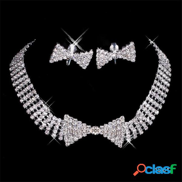 Cheap 15047 sets wedding bridal accessories jewelry necklace