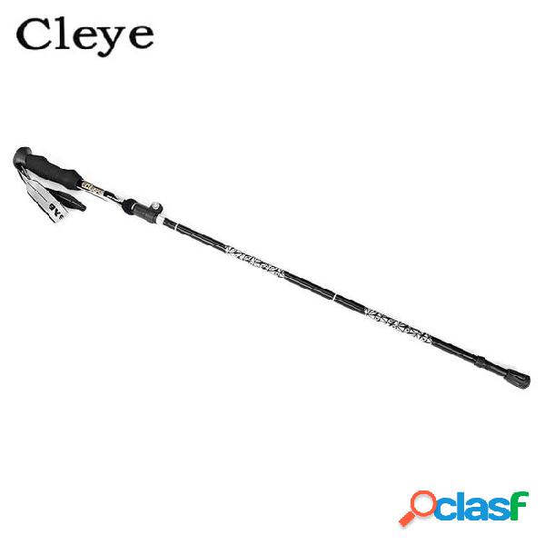Cleye 7075 aluminum alloy portable trekking pole folding