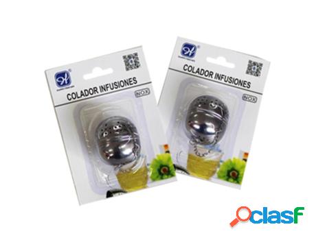 Colador infusiones bola inoxidable blister