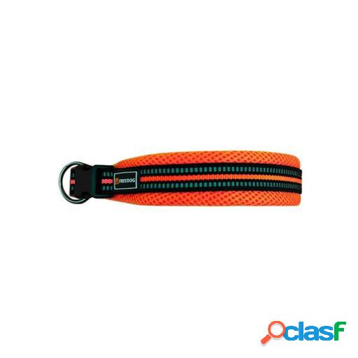 Collar Soft-Sport Naranja para Perro 15mmx35-50cm Freedog