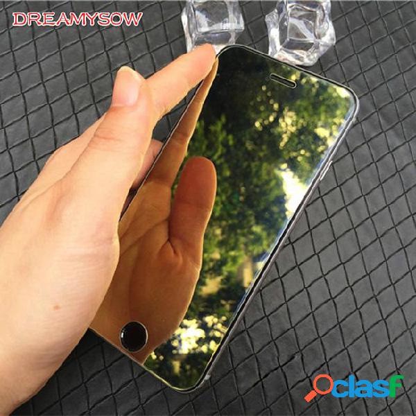 Colorful cute mirror tempered glass screen protector for 7
