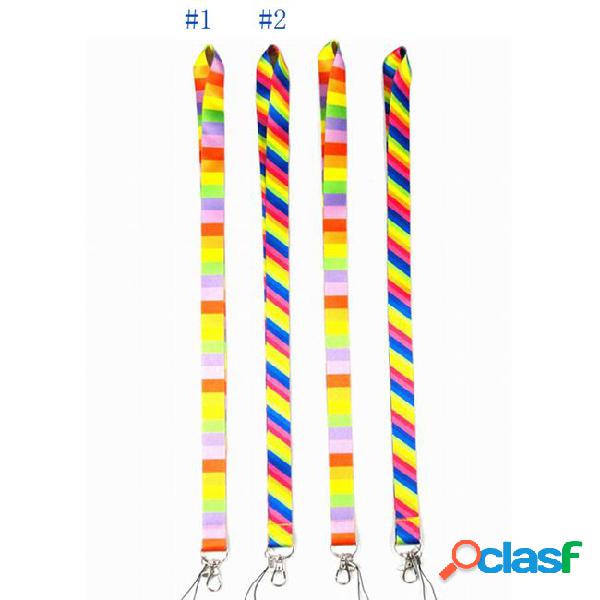 Colorful smart phone lanyard cell phone long neck rope