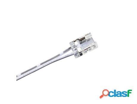 Conector Transparente Cable 15cm Para Tiras Led Cob + Smd -