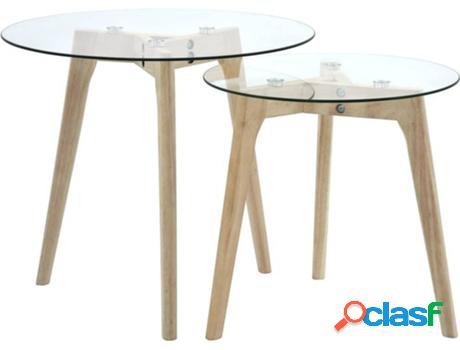 Conjunto de Mesas de Centro VIDAXL 2 Piezas 249501