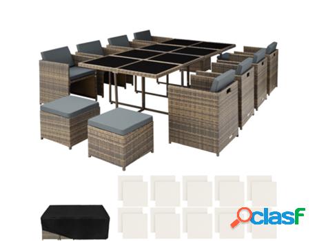 Conjuntos de Exterior TECTAKE (266 x 211 x 71 cm -
