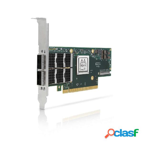 Connectx-6 vpi. tarjeta de red 100gbe 2x qsfp56