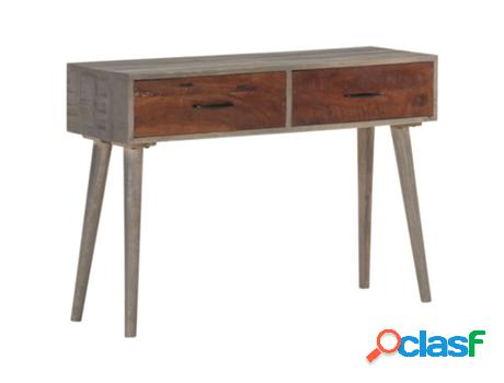 Consola VIDAXL (Gris - Madera - 110 x 35 x 75 cm)