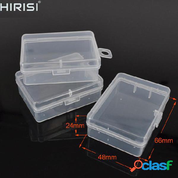 Container case small plastic clear transparent collection