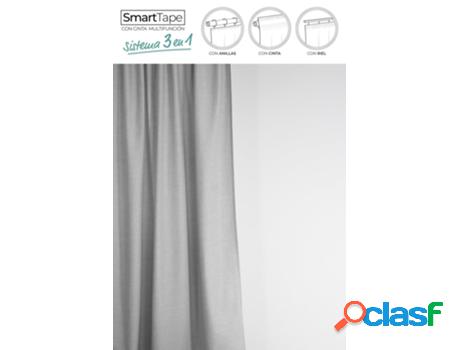Cortina SOKIOS Lotus (40 x 60 - Poliéster - Gris)