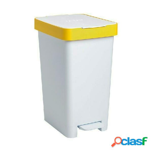 Cubo de basura tatay smart 25l amarillo