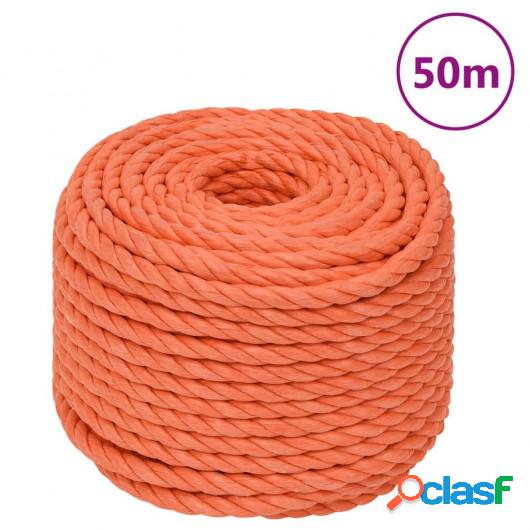 Cuerda de trabajo polipropileno naranja 16 mm 50 m