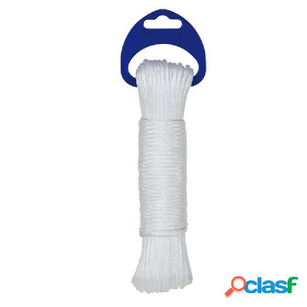 Cuerda polietileno rombull riel blanco 3mm 20m