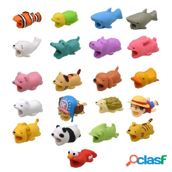 Cute cable bite animal cable protector organizer management