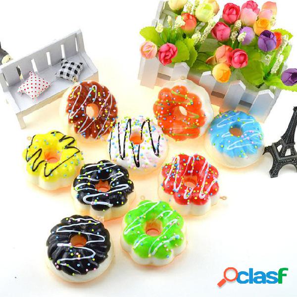 Cute jumbo squeeze donut slow rising bread squishy charm