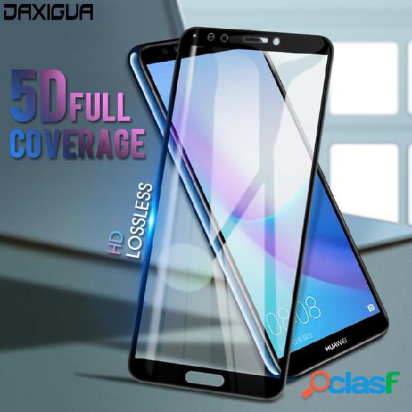 Daxigua 5d full cover tempered glass for huawei p8 p9 p10