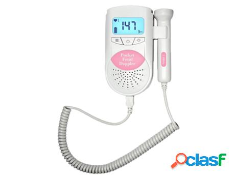 Detector Fetal MOBICLINIC de Bolsillo con Sonda Rosa