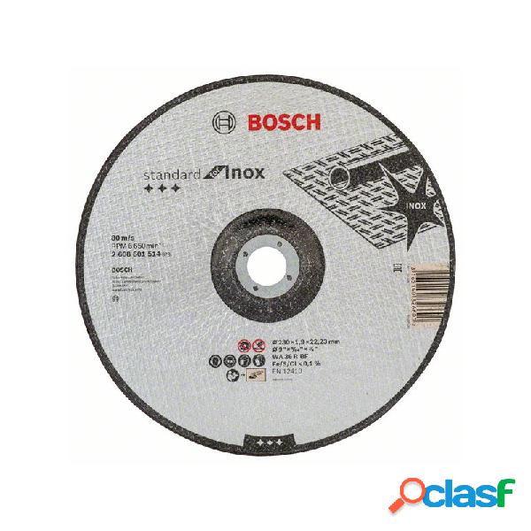 Disco de corte recto bosch 230 x 1,9 mm inox rapido