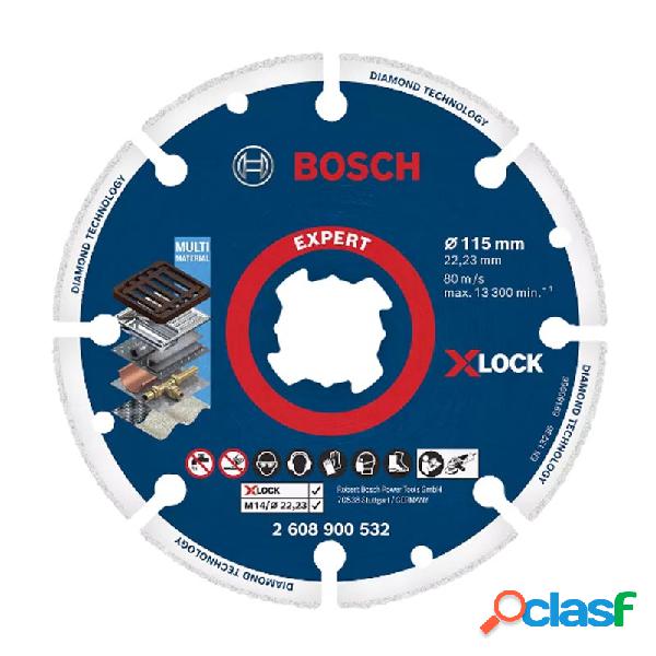 Disco diamante bosch expert metal wheel x-lock 115x22,23mm