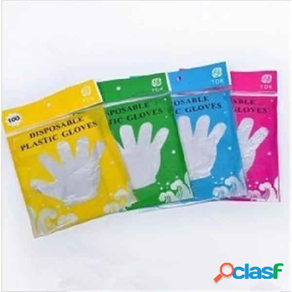 Disposable glove oil proof waterproof transparent gloves